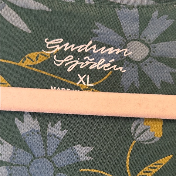 Gudrun Sjöden Forest Green Floral Midi Dress - Picture 2 of 8